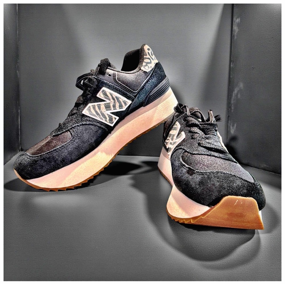 New Balance Platform Sneakers Black w
Leopard Detail | Women's Athleisure
